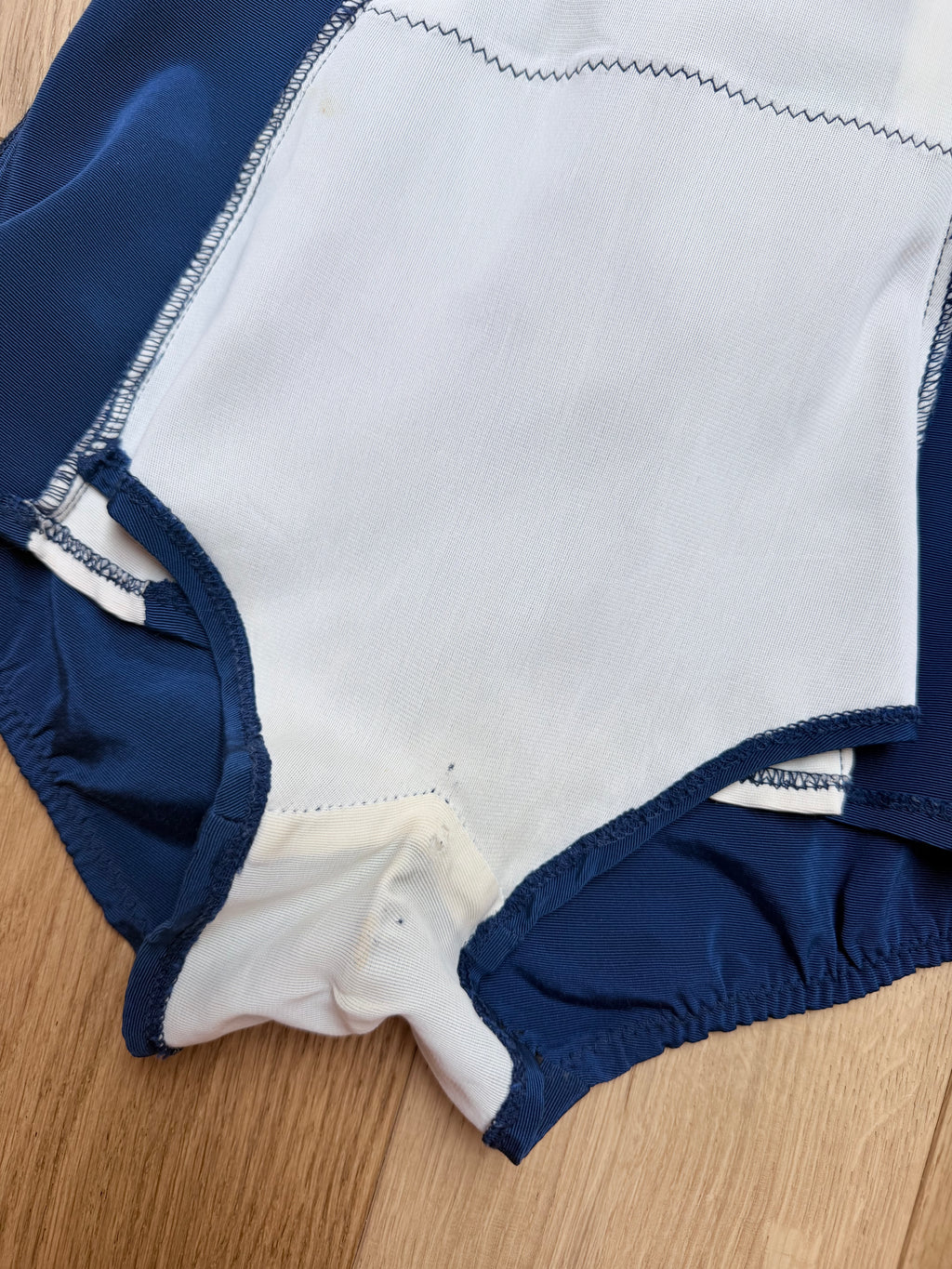 Vintage 1950s Kittiwake Navy Swimsuit