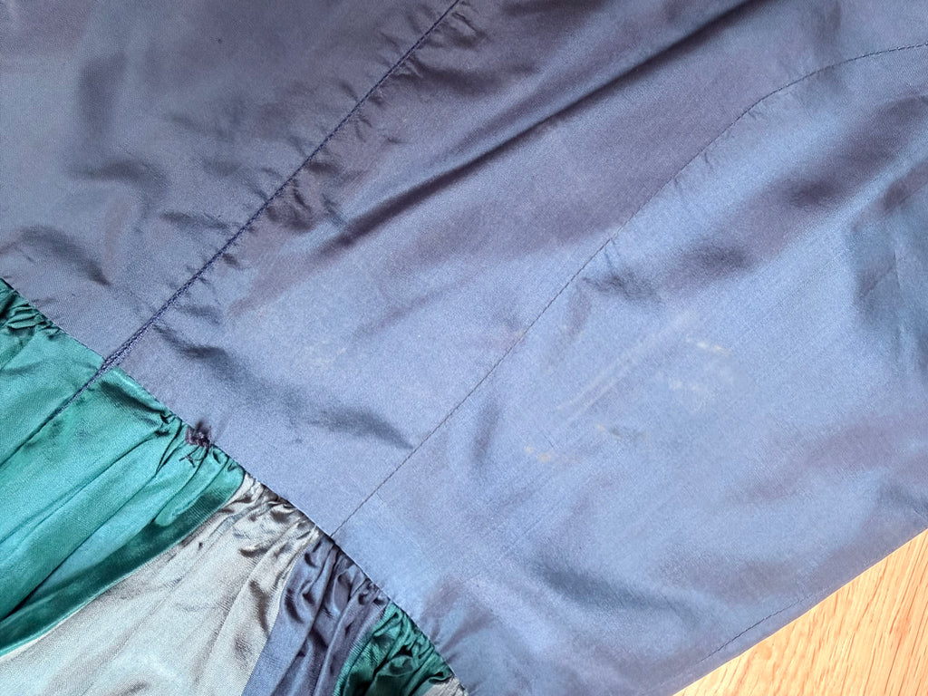 Vintage 1980s Monsoon Twilight Silk Maxi Dress