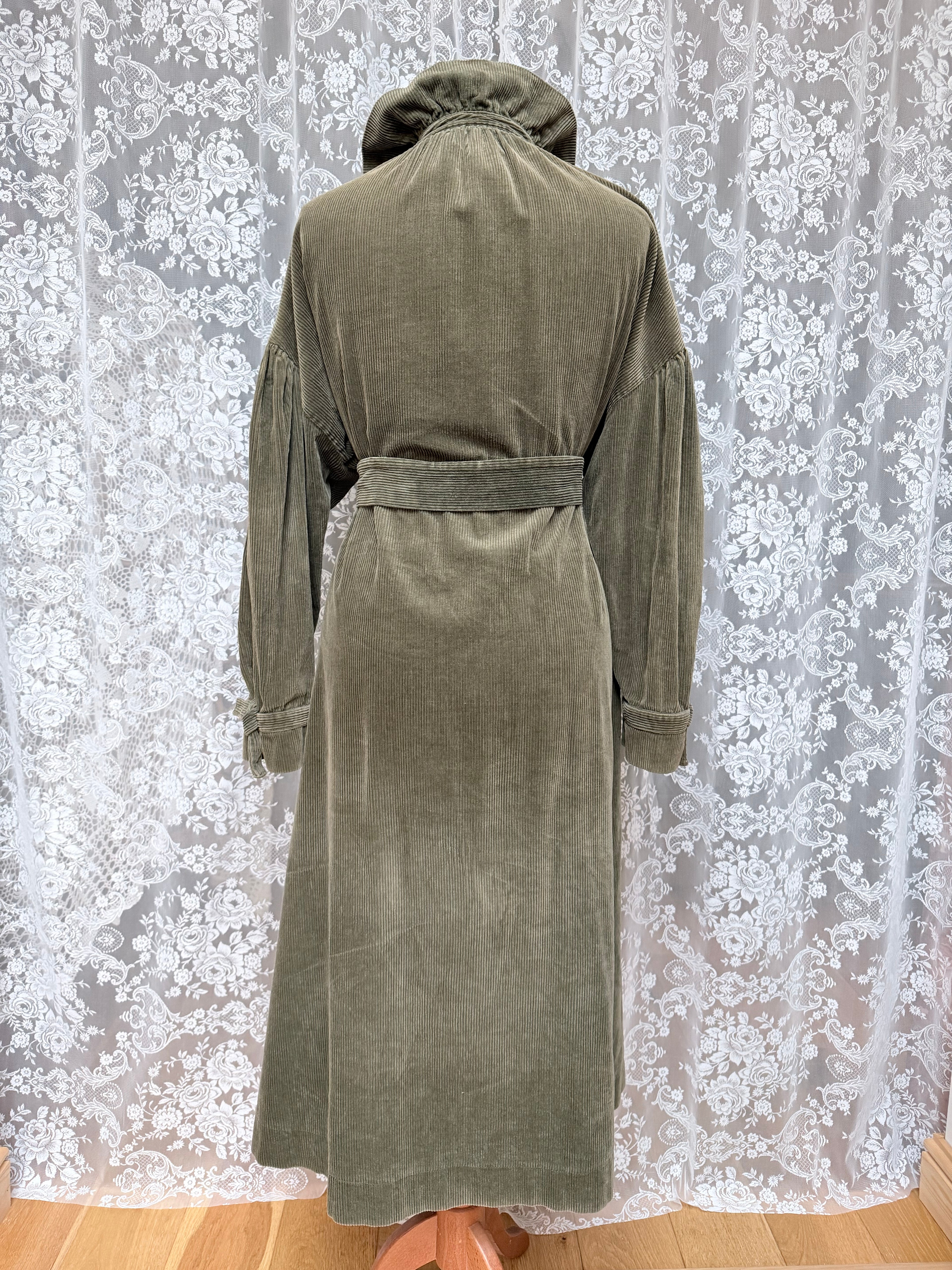 Rarity: Sample Laura Ashley Vintage 1970s Corduroy Coat