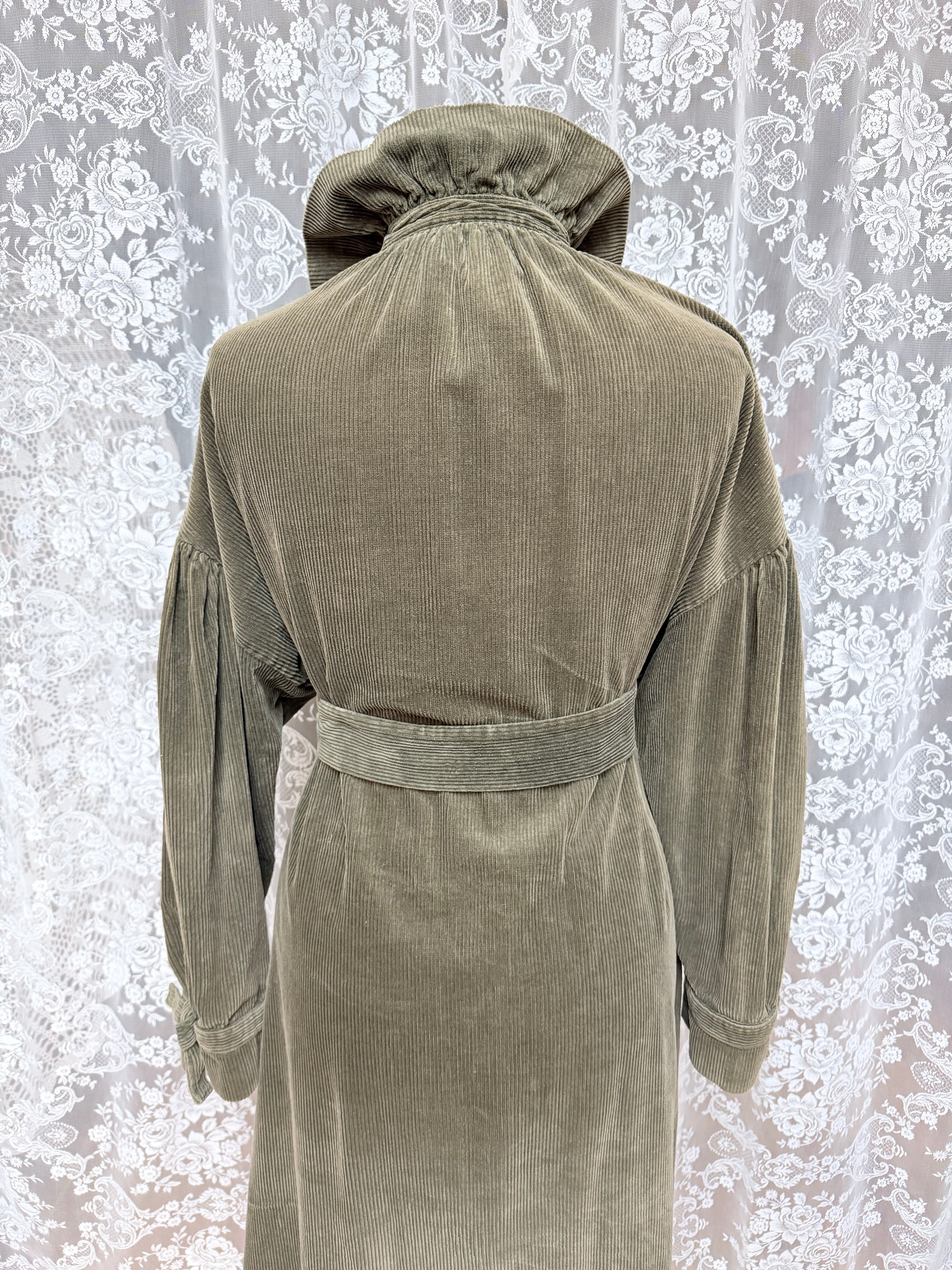 Rarity: Sample Laura Ashley Vintage 1970s Corduroy Coat