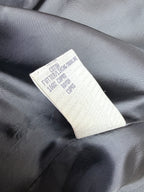 Vintage 1990s Hugo Boss Ladies Black Minimalist Overcoat Blazer