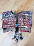 Rare Antique Afghan Embroidered Ceremonial Bridal Waistcoat