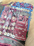 Rare Antique Afghan Embroidered Ceremonial Bridal Waistcoat