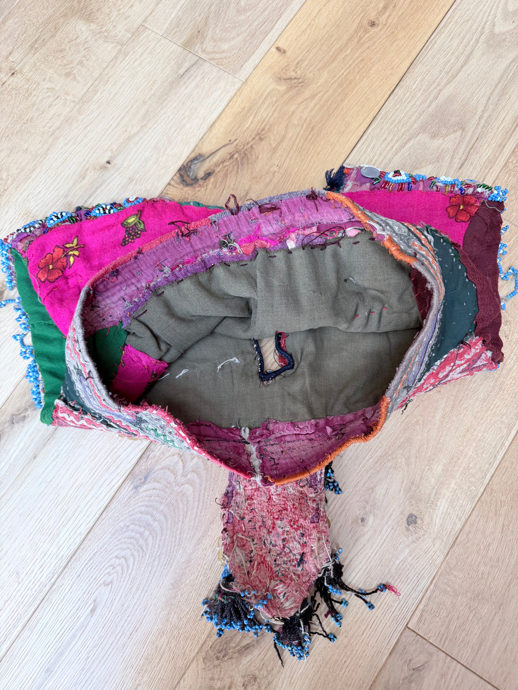 Rare Antique Afghan Embroidered Ceremonial Bridal Waistcoat