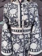 The Florence in Black – Handmade Block Print Dress