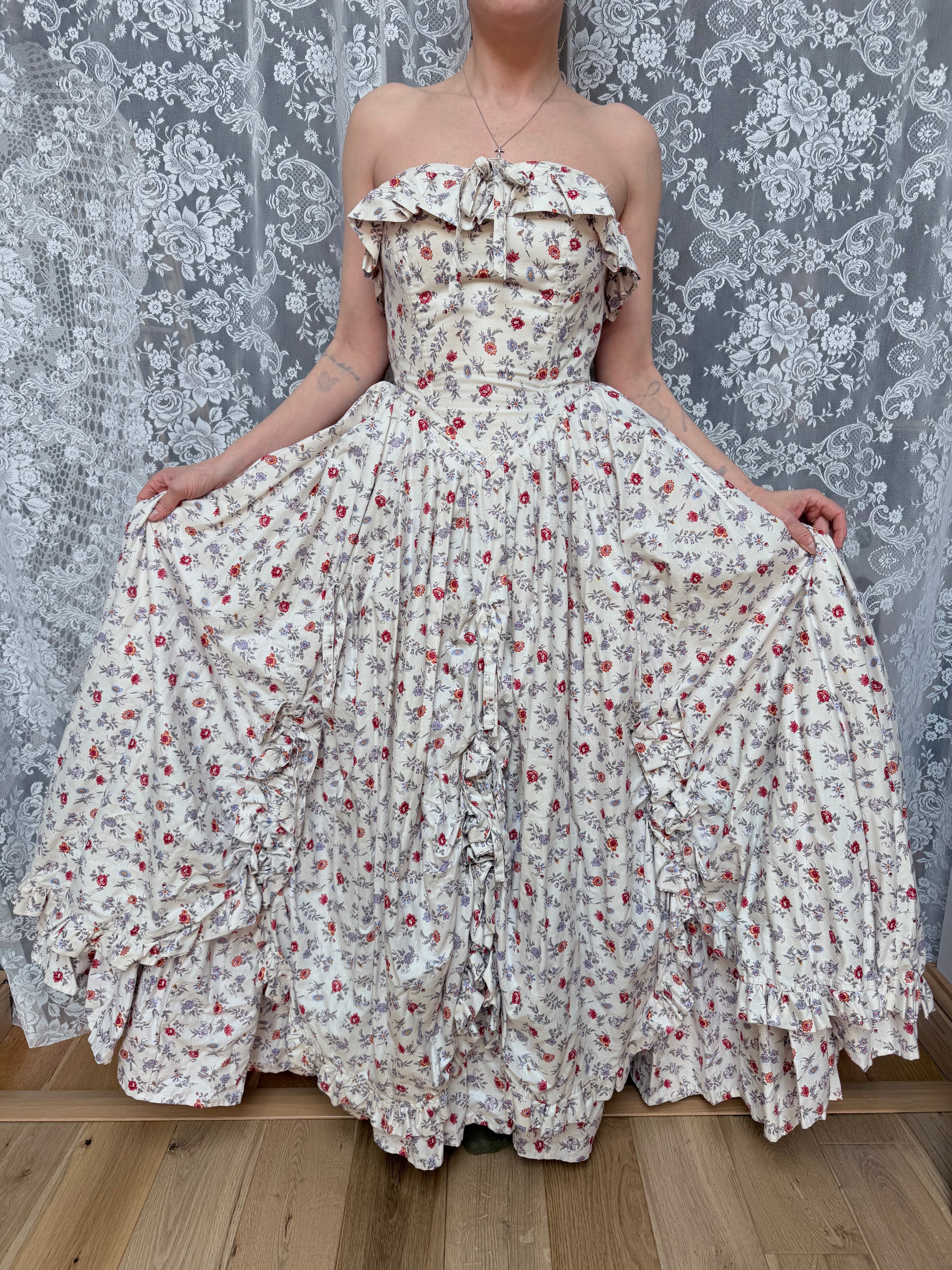 The Belle: Vintage 1970s Rare Laura Ashley Bridal Gown