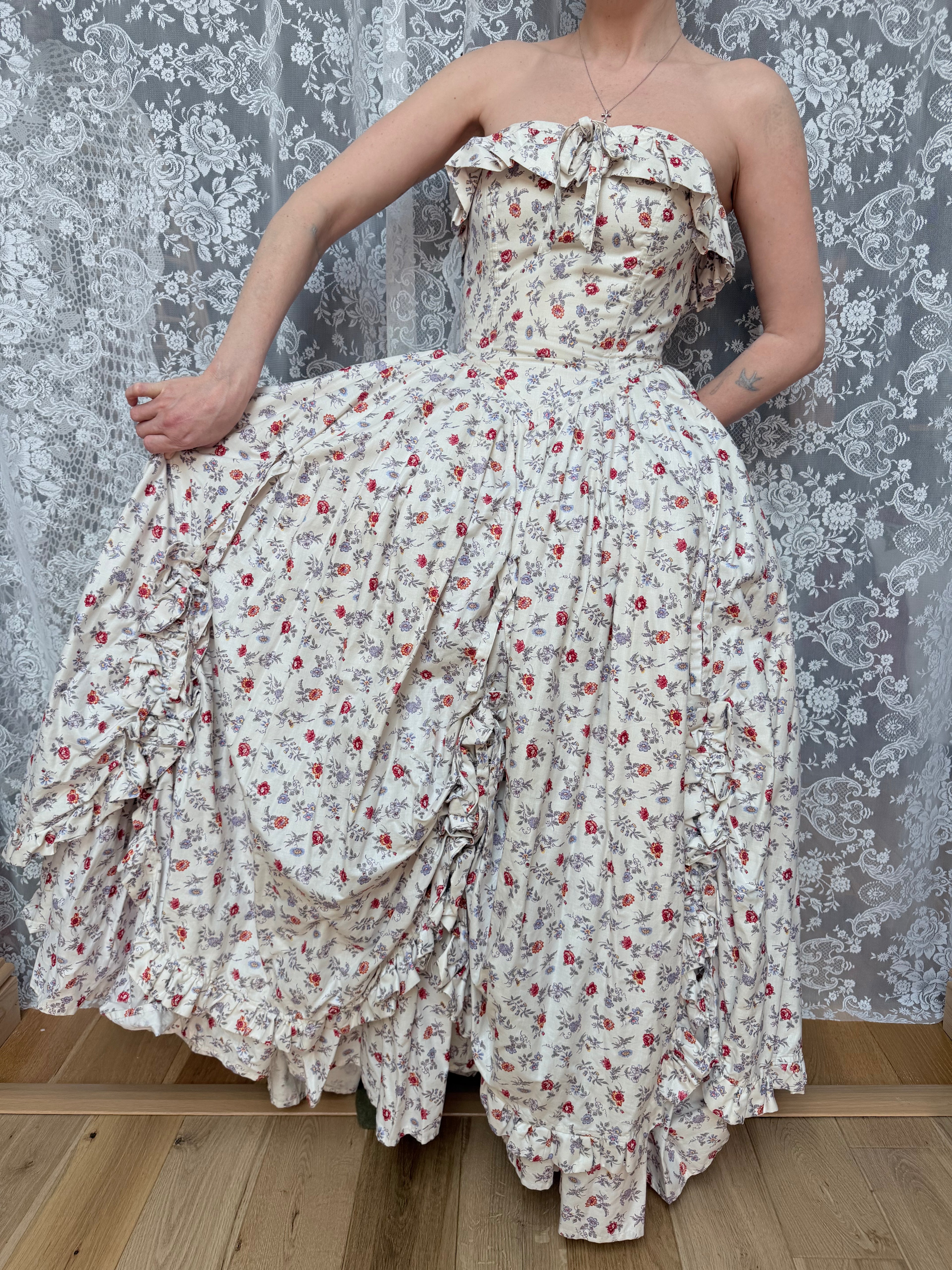 The Belle: Vintage 1970s Rare Laura Ashley Bridal Gown