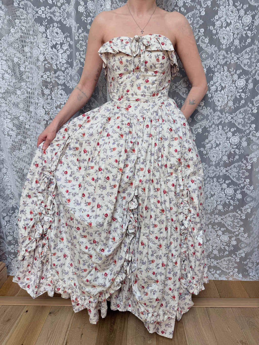 The Belle: Vintage 1970s Rare Laura Ashley Bridal Gown