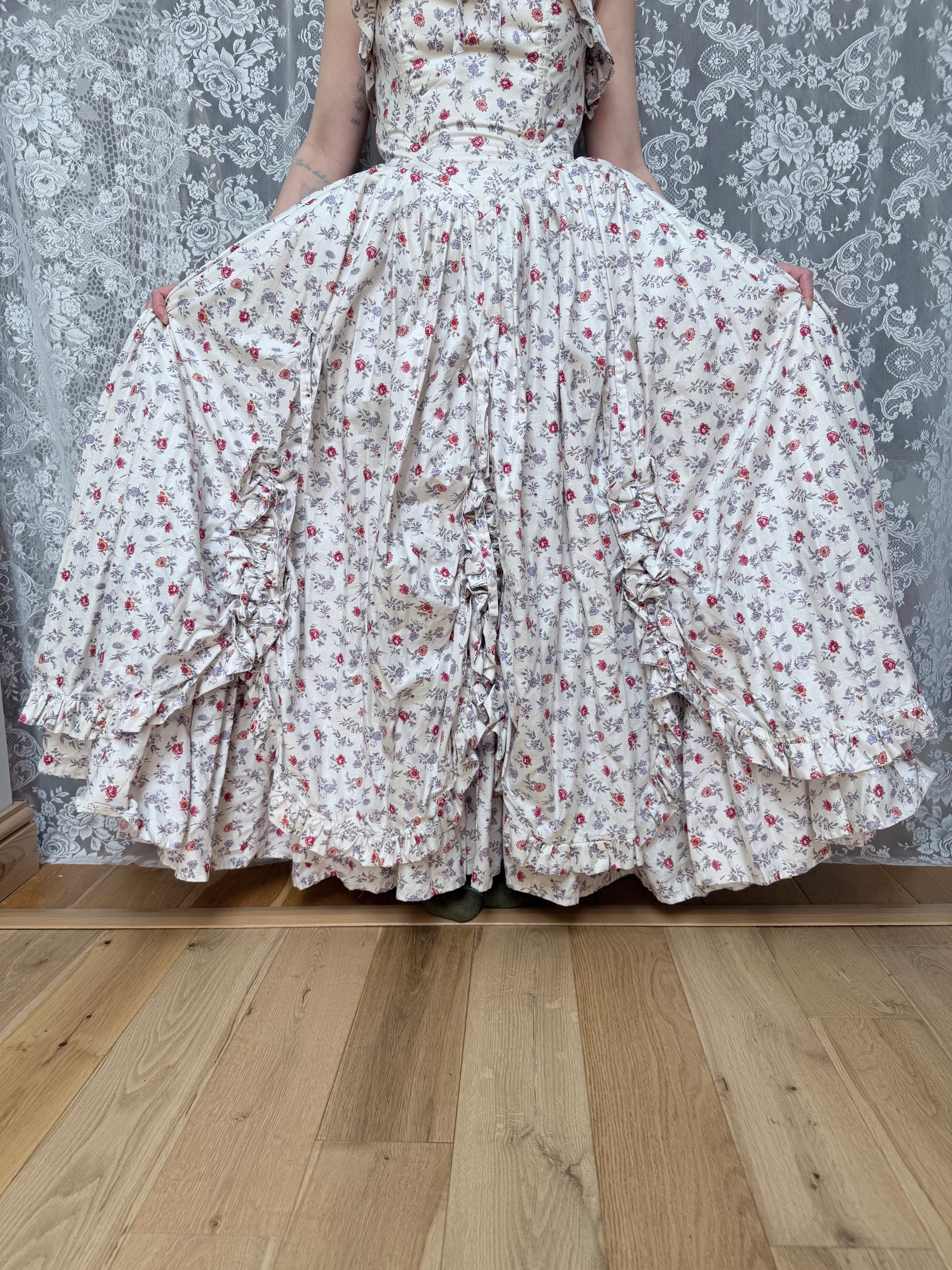 The Belle: Vintage 1970s Rare Laura Ashley Bridal Gown